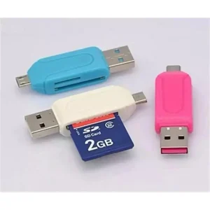 OTG and USB Card Reader - Multicolor/Card Reader for Smartphone - OTG and USB